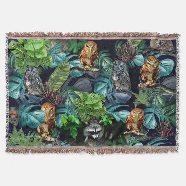 Cobertor Temas de celebração de festas ao vivo da noite (Frente)