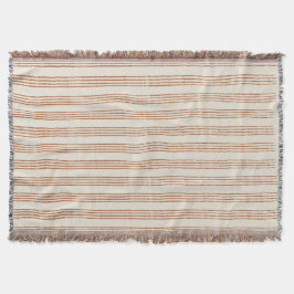 Cobertor Terracotta Cream Moderna Greve Minimalista Boho