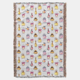 Cobertor Teste padrão da garrafa de Parfum