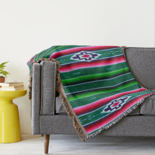 Cobertor Teste padrão de Sarape do mexicano