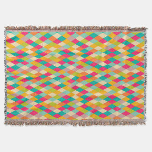 Cobertor Teste padrão do vintage do Harlequin