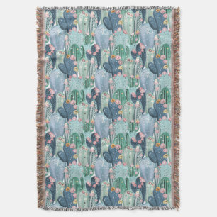 Cobertor Teste padrão macio do cacto de Patel