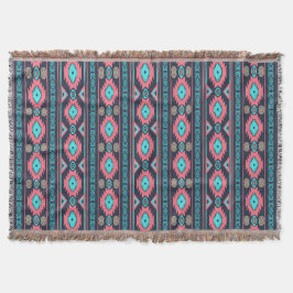 Cobertor Teste padrão tribal étnico do sudoeste