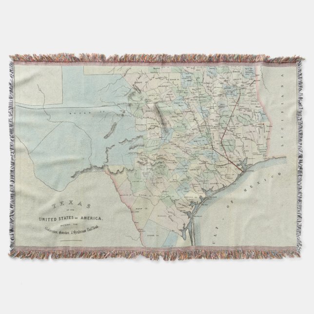Cobertor Texas dos Estados Unidos da América (Frente)