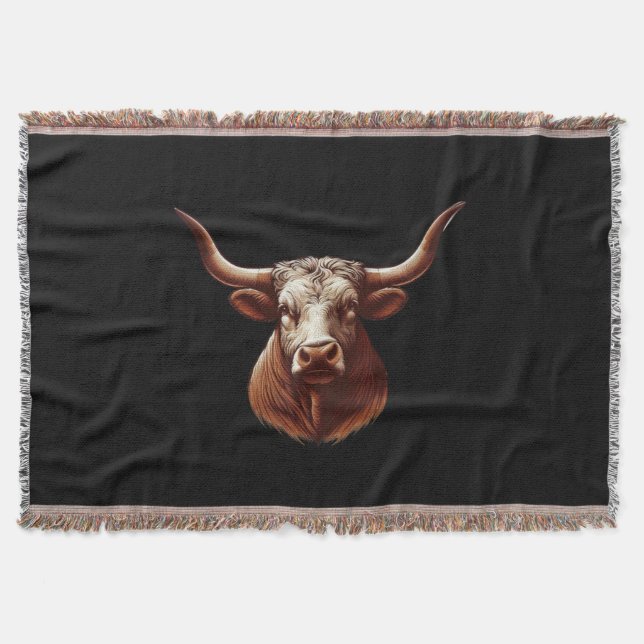 Cobertor Texas Longhorn (Frente)