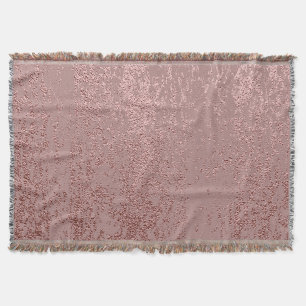 Cobertor Textura de ouro metálico, quartzo rosa.