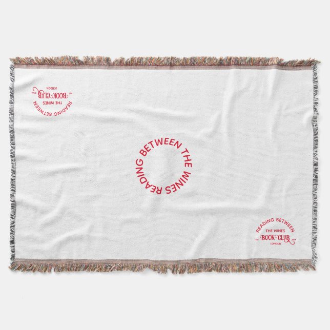 Cobertor The Book Club Crest Read Discussão Repetir (Frente)