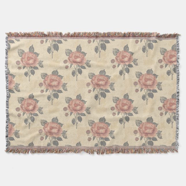 Cobertor The essence of blooming grace pattern (Frente)