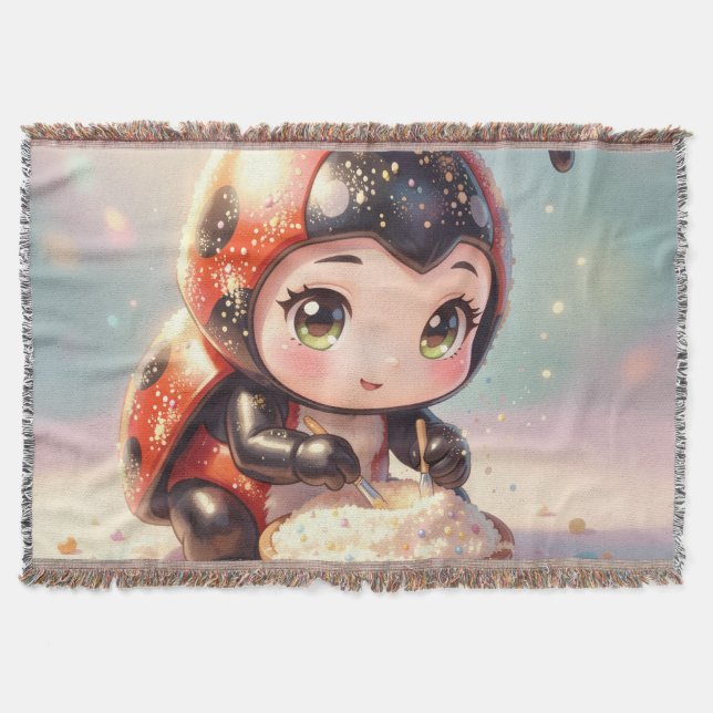 Cobertor The Ladybug and the Hidden Nectar Kingdom.1 (Frente)