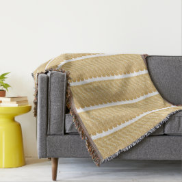 Cobertor Thread de Lança Decorativa Dourada