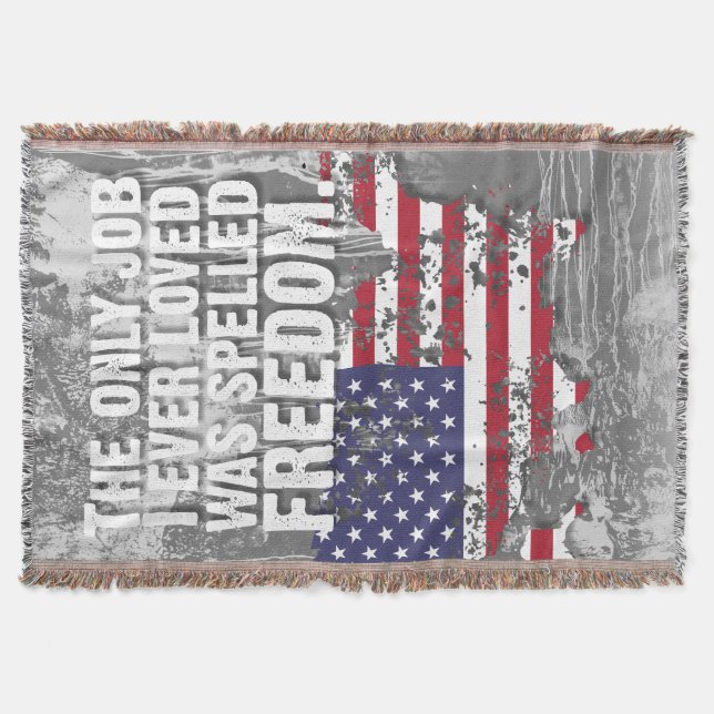 Cobertor Throw Blanket – Freedom Job (Frente)