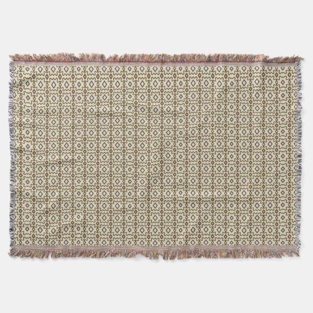 Cobertor Throw Blanket with Old Spanish Style Vibes  (Frente)