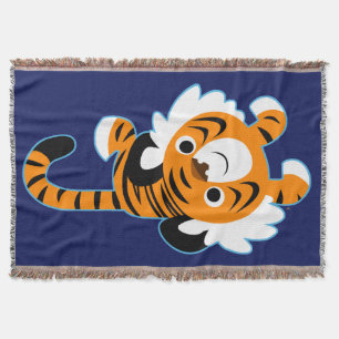 Cobertor Tigre de Cartoon Fácil