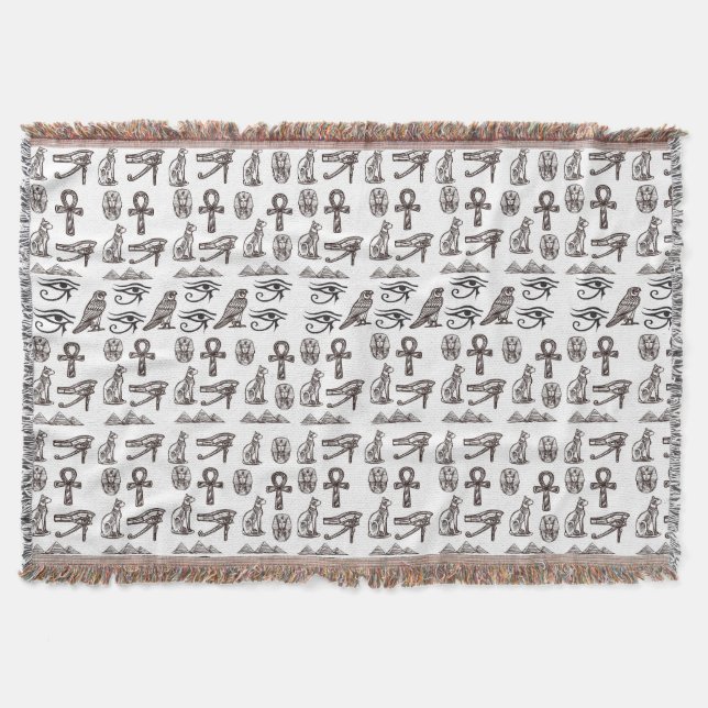 Cobertor Timeless Egyptian Antiquities Digital Patterns (Frente)
