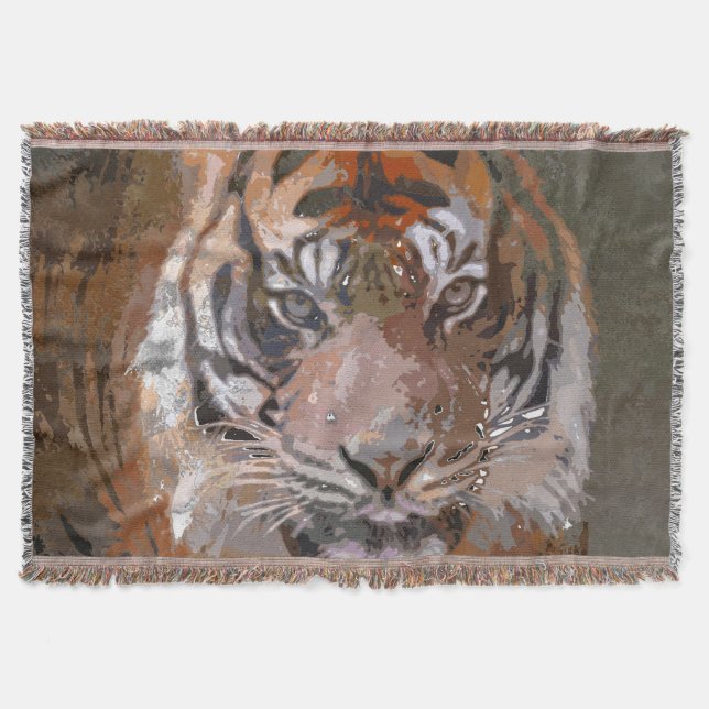 Cobertor Tinta Louca - Tigre (Frente)