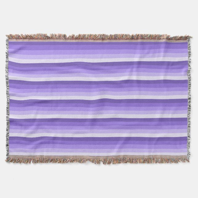 Cobertor Tiras de sombra violeta (Frente)