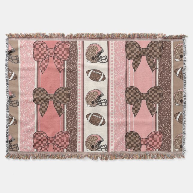 Cobertor Toalha de Futebol Coquette com Estampa de Leopardo (Frente)