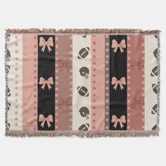 Cobertor Toalha de Futebol Coquette com Estampa de Leopardo (Frente)
