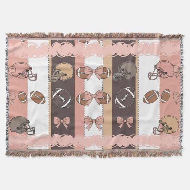 Cobertor Toalha de Futebol Coquette com Estampa de Leopardo (Frente)
