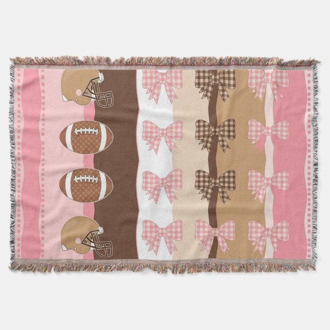 Cobertor Toalha de Futebol Coquette com Estampa de Leopardo (Frente)