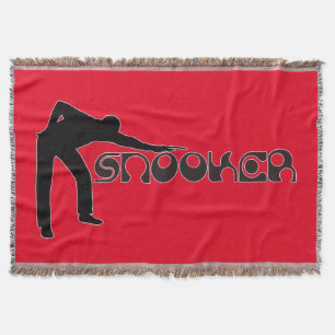 Cobertor TOCANDO fonte moderna SNOOKER + suas ideias