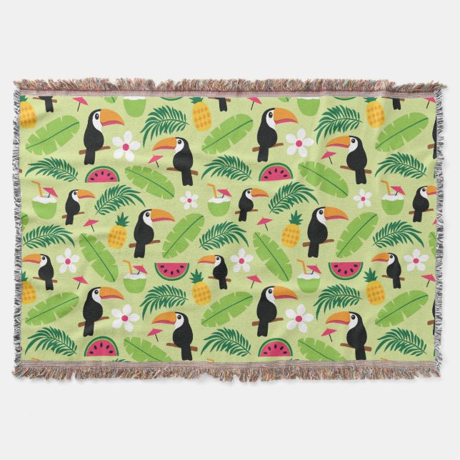 Cobertor Toucan Tropical Summer (Frente)
