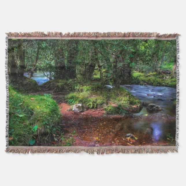 Cobertor Tranquilamente Flui O Rio - Parque Nacional Dartmo (Frente)