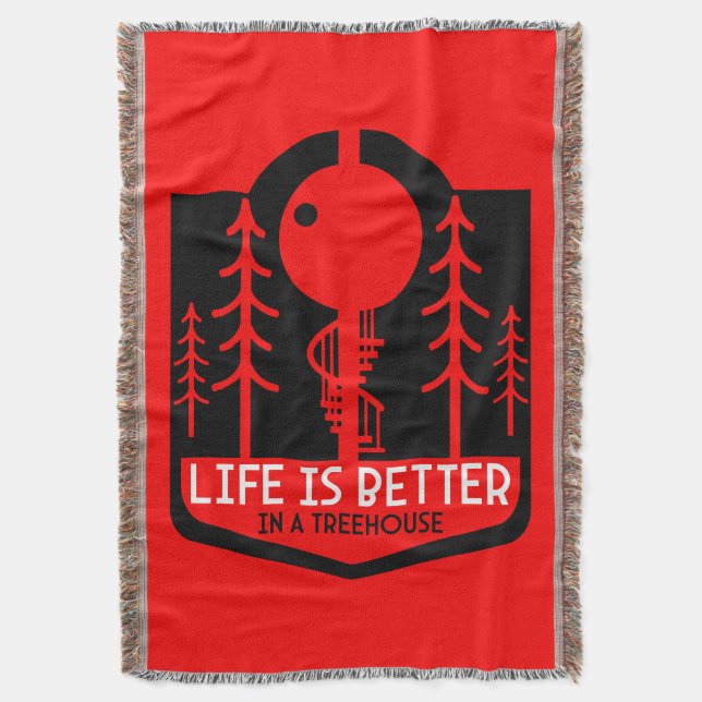 Cobertor Treehouse Playhouse De Volta À Escola (Frente Vertical)