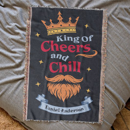 Cobertor Trendy Modern Colorous Funny King Cita Tipografia