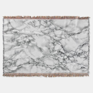 Cobertor Trendy White Marble Stone