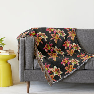 Cobertor Trio Elegante de Dias Amarelos Rosa