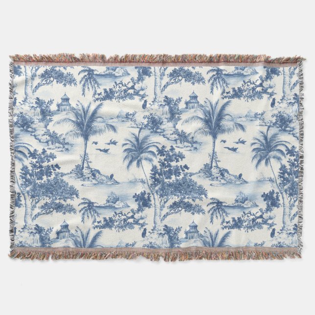 Cobertor Tropical Toile De Jouy (Frente)