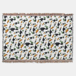 Cobertor Tropical Toucans - Playful Jungle