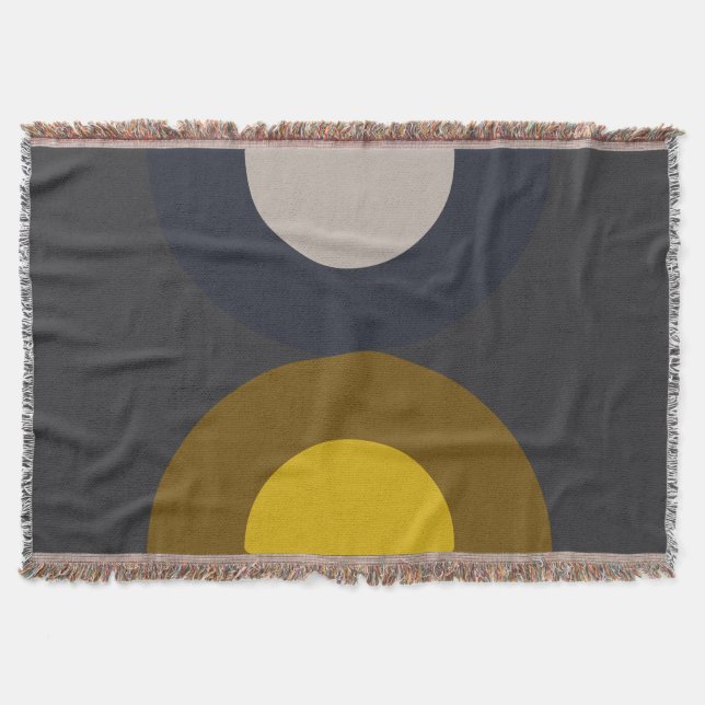 Cobertor Trovão de Mostarda de Bronze Moderno do Século méd (Frente)