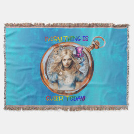 Cobertor Tudo é mais estranho hoje - Alice no País das Mara