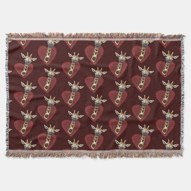 Cobertor Um Coração Para Girafas (Frente)