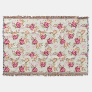 Cobertor Um lindo padrão de coloração de pénicas em verde