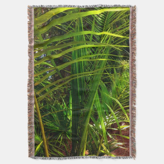 Cobertor Um Novo Palm Frond (Frente Vertical)