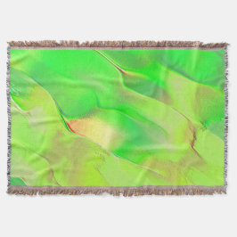 Cobertor Um pouco gravado no verde limão velho?