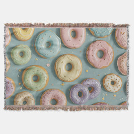 Cobertor Um Sonho Caprichoso de Donuts Pastel