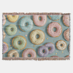 Cobertor Um Sonho Caprichoso de Donuts Pastel