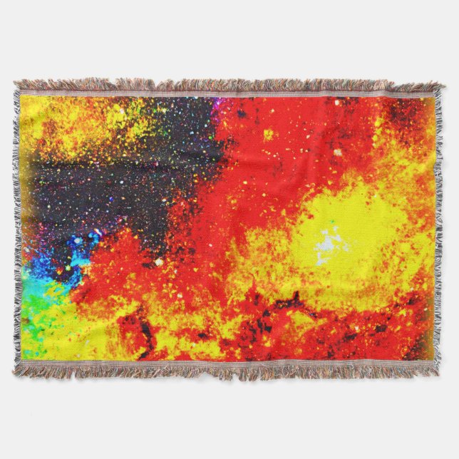 Cobertor Um Universo de cores brilhantes. Comprar Agora (Frente)