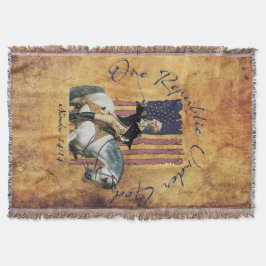 Cobertor Uma República sob Deus Números de Washington14 Thr