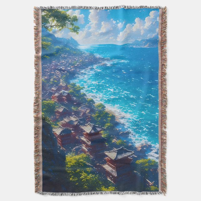 Cobertor Umi no Yume “Sonho do Mar” (Frente Vertical)