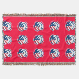 Cobertor US Peace Corps VVV Throw Blanket