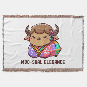 Cobertor Vaca em Elegância em Highland