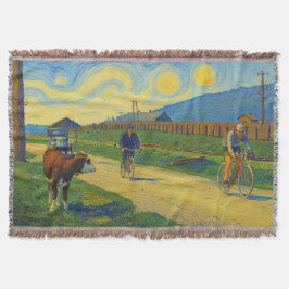 Cobertor Vaca Observando Jules Buysse Tour de France 1926