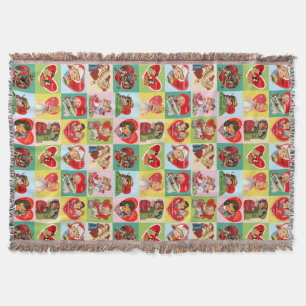 Cobertor Valentine Patchwork Vintage