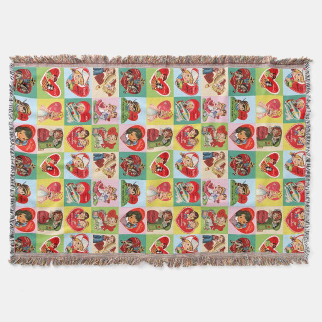 Cobertor Valentine Patchwork Vintage (Frente)