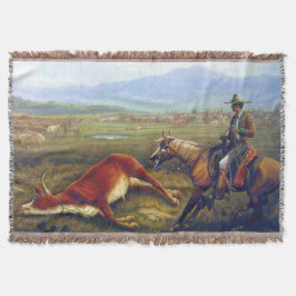 Cobertor Vaqueiro C 1830 O Velho Oeste O Cowboy